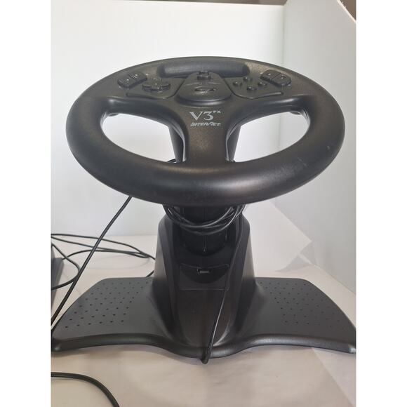 InterAct V3 FX SV-380A Racing Wheel & Pedals for Nintendo 64 N64 - Picture 5 of 9